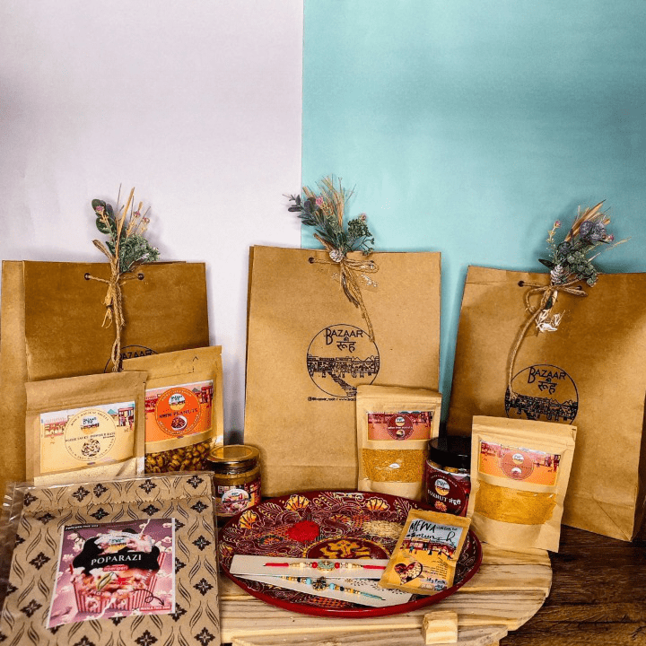 Buy Healthy Treat Munch n Crunch Rakhi Gift Hamper | Dry-Fruits Snacks Rakhi  Cards, Roli Chawal, Rakhi Online at Best Prices in India - JioMart.